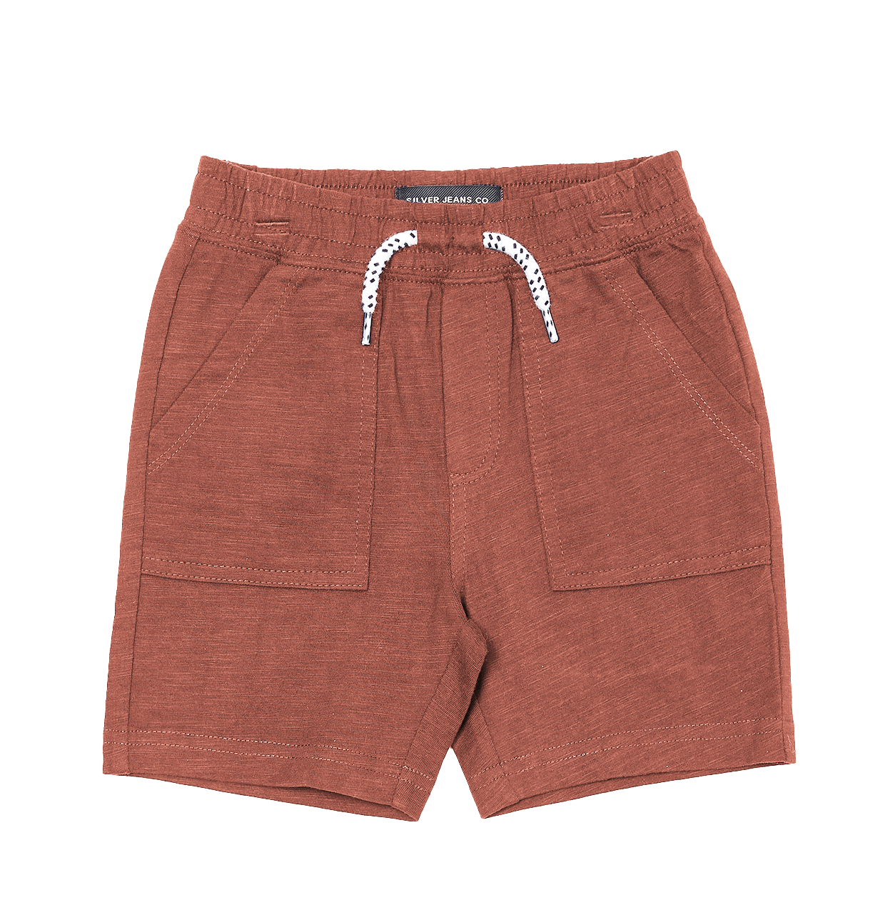 Boys Pull-On Knit Shorts with Front Drawcord