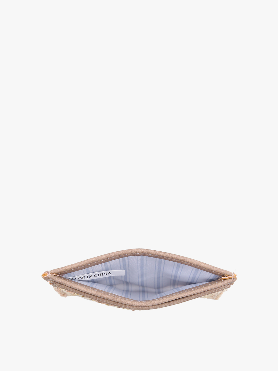 Vienna Natural Wallet w/ Vegan Leather Contrast