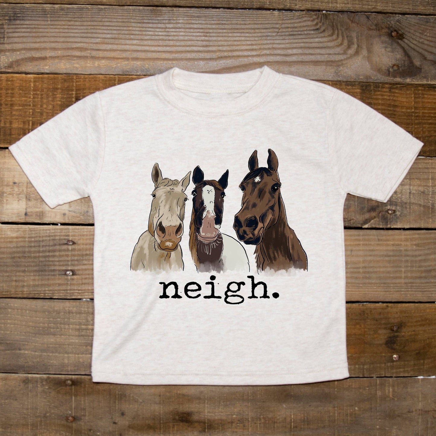 "Neigh" Horse Western Tee