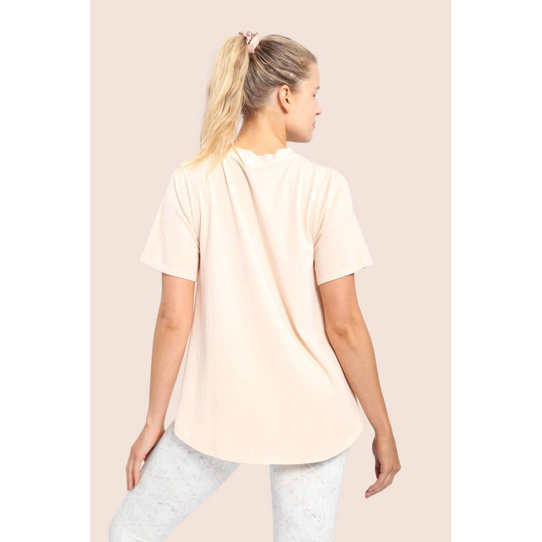Pima Cotton Flow Top with Side Slits