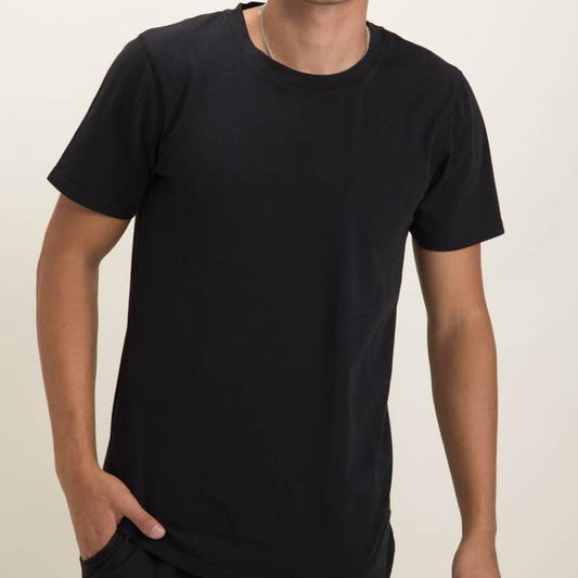 Extended Pima Cotton Breathable Scallop Hem Tee