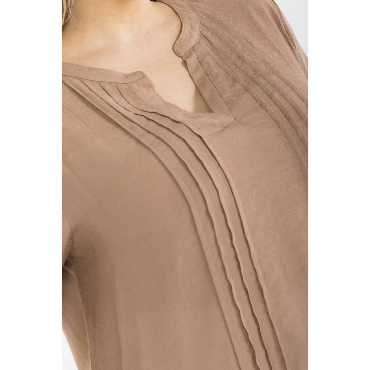 Curvy Vneck Shirt