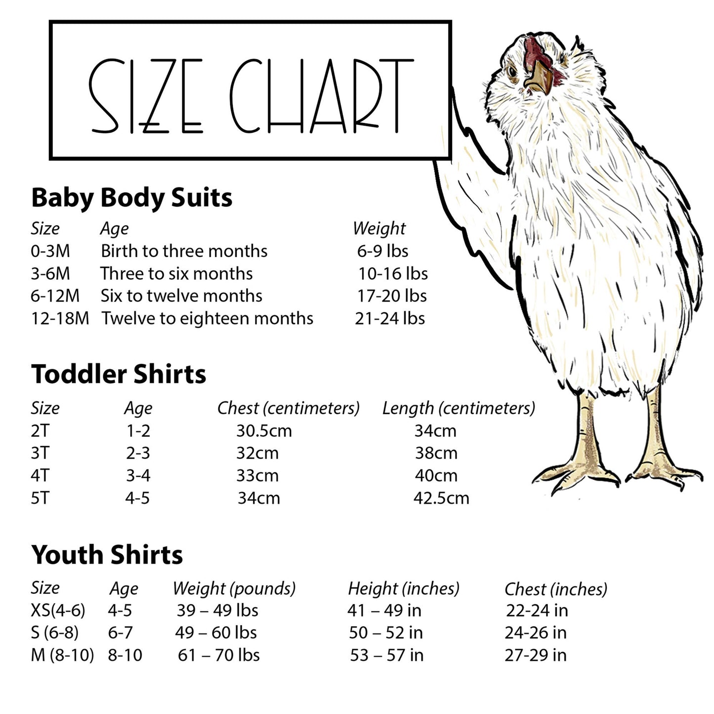 Silkie "cluck" T-shirt