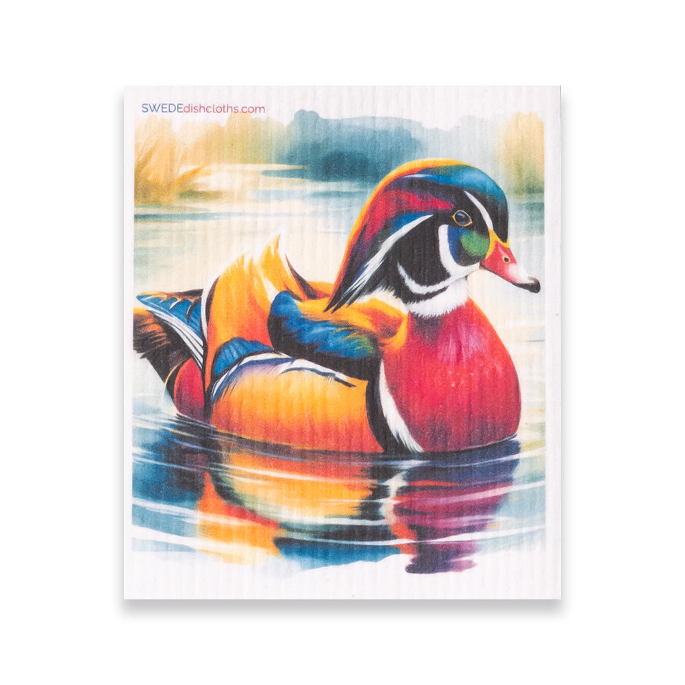 Swedish Dishcloth Wood Duck