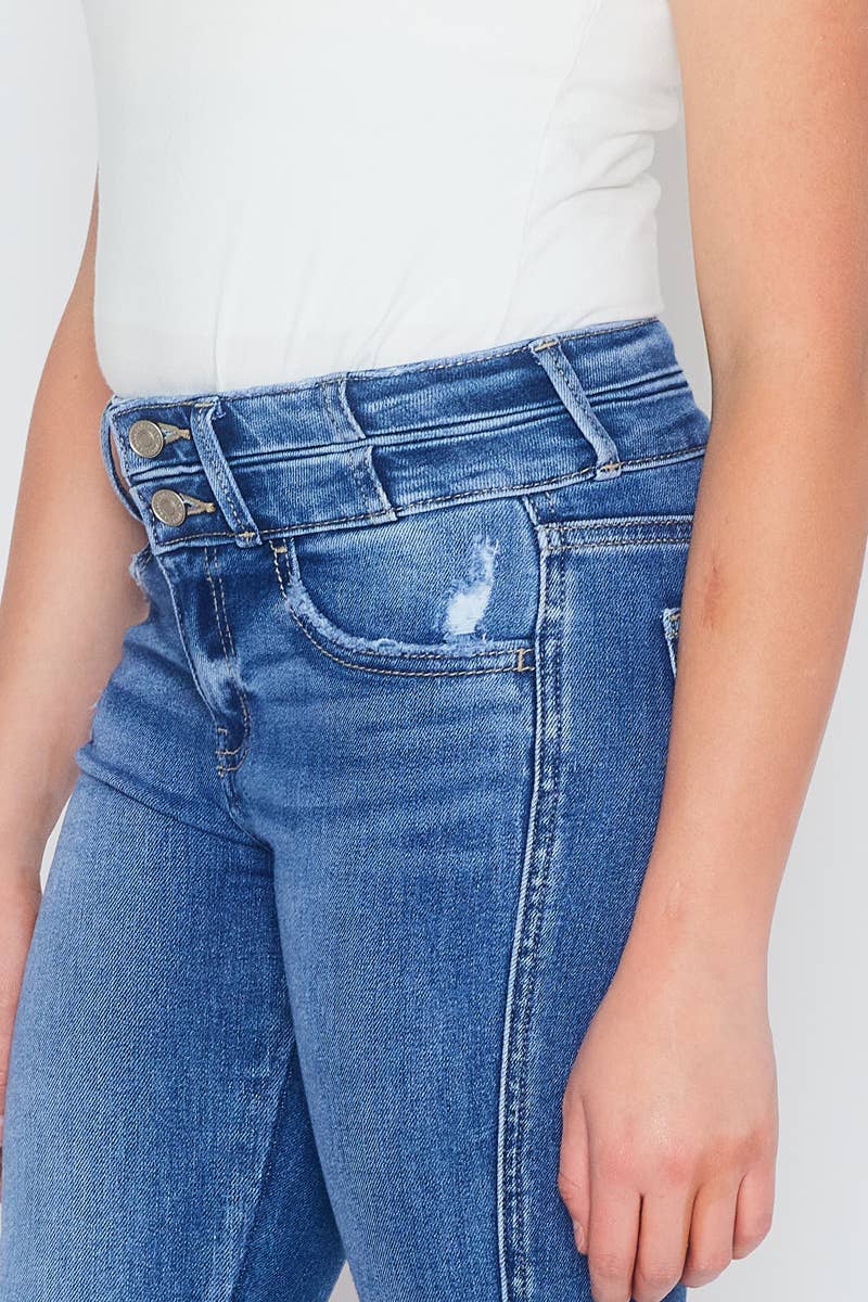 Youth Slim High Rise Skinny Ankle - KanCan