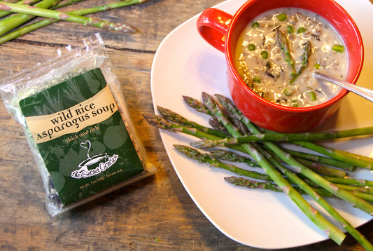 Asparagus Wild Rice Soup
