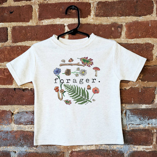 "Forager" Nature shirt for Hiking Nature Kids