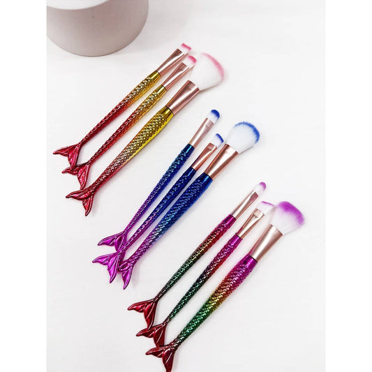 Mermaid Make Up Brush Set-DID NOT PUT ONLINE