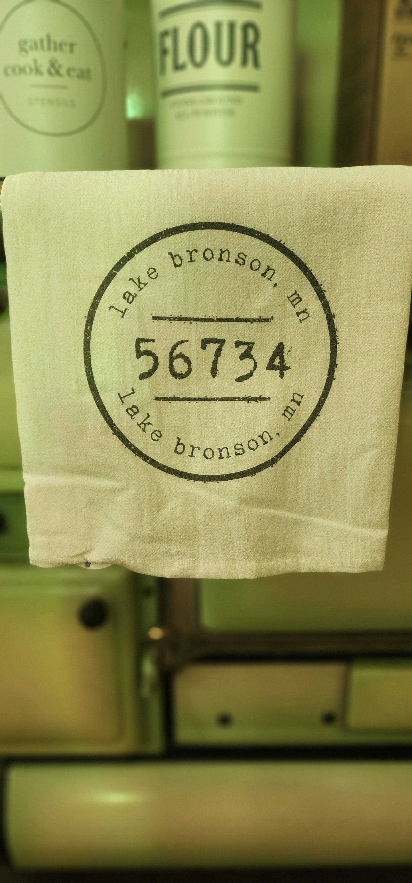 Postmark Custom Cotton Tea Towel