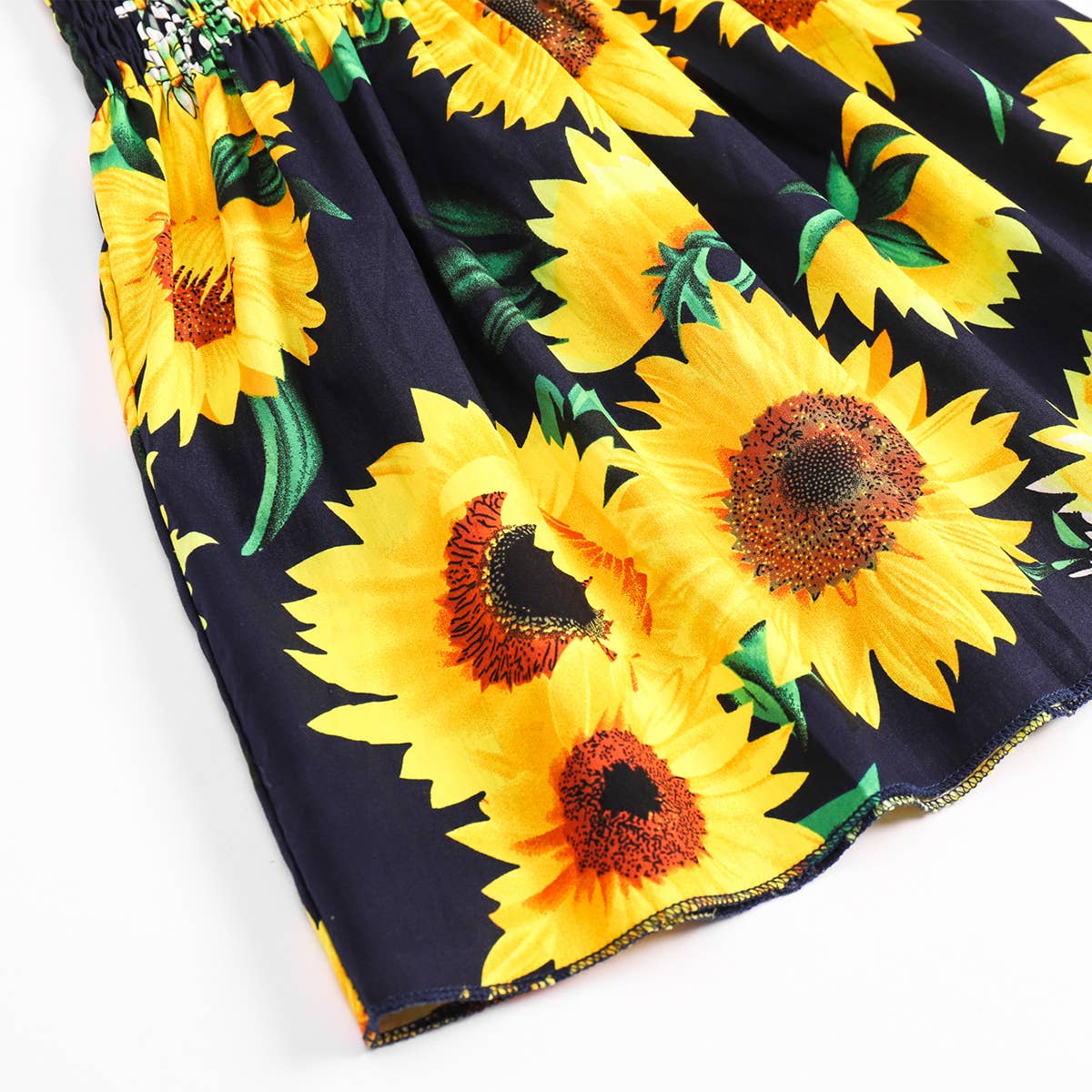 Baby Girl Sunflower Cami Dress