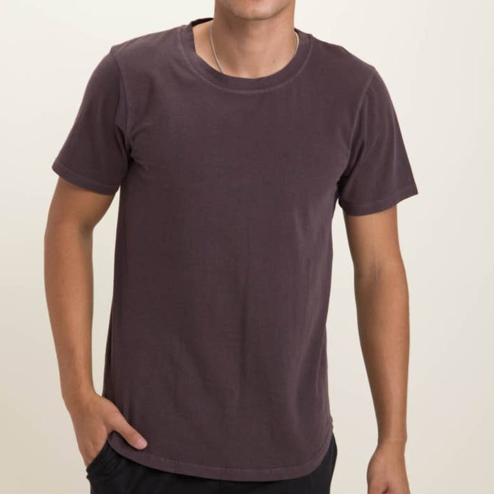 Pima Cotton Breathable Scallop Hem Tee