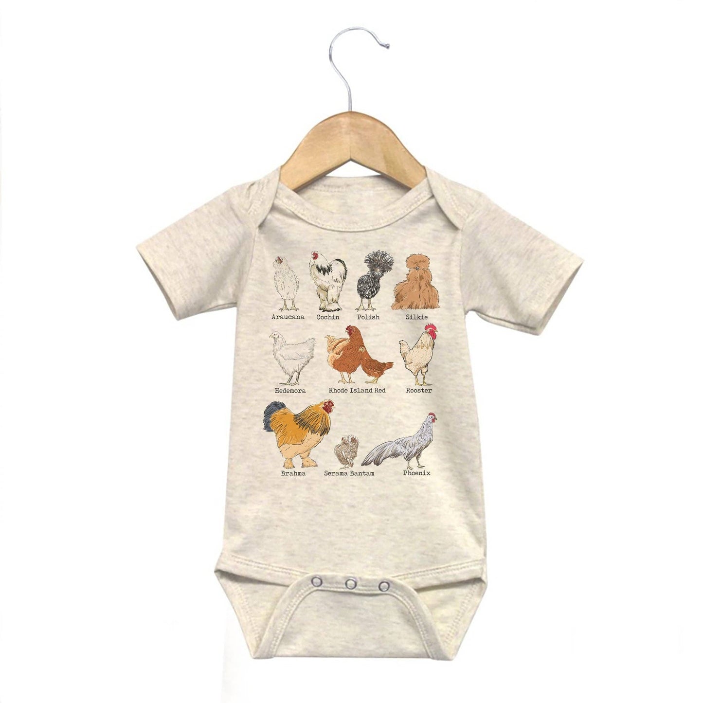 Chicken Breeds Onesie