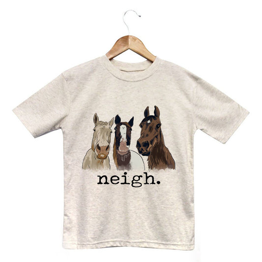 "Neigh" Horse Western Tee