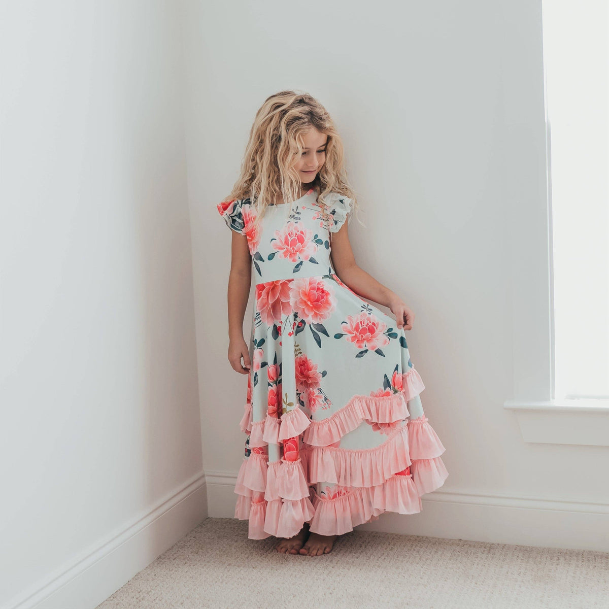 Floral Flutter Dress