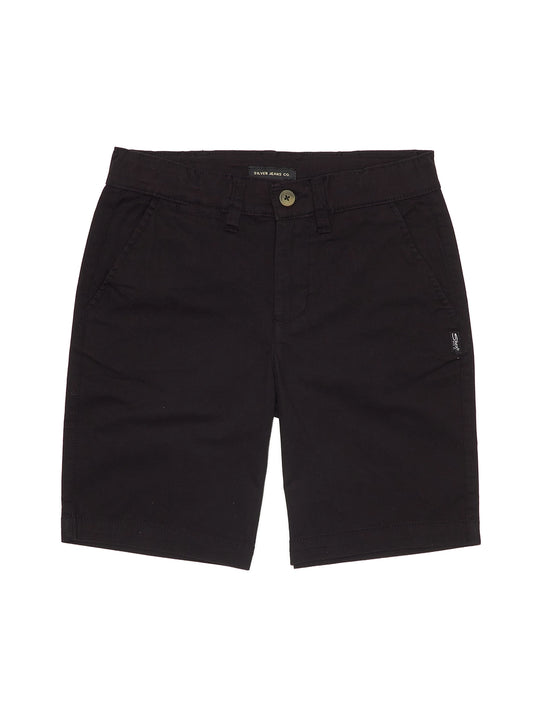 Boys Flat Front Shorts with Slant Pockets