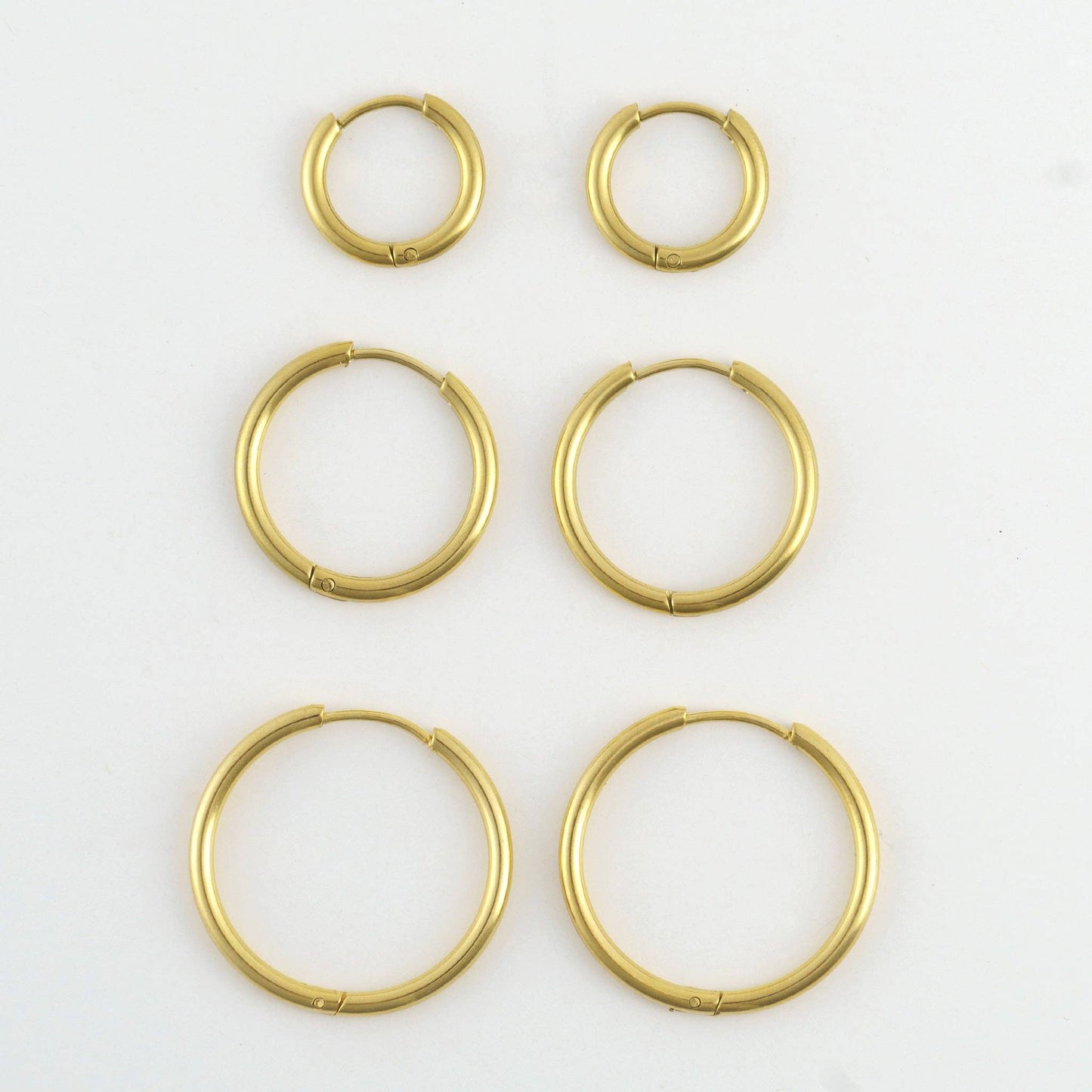 Classic Hoop Earring Trio