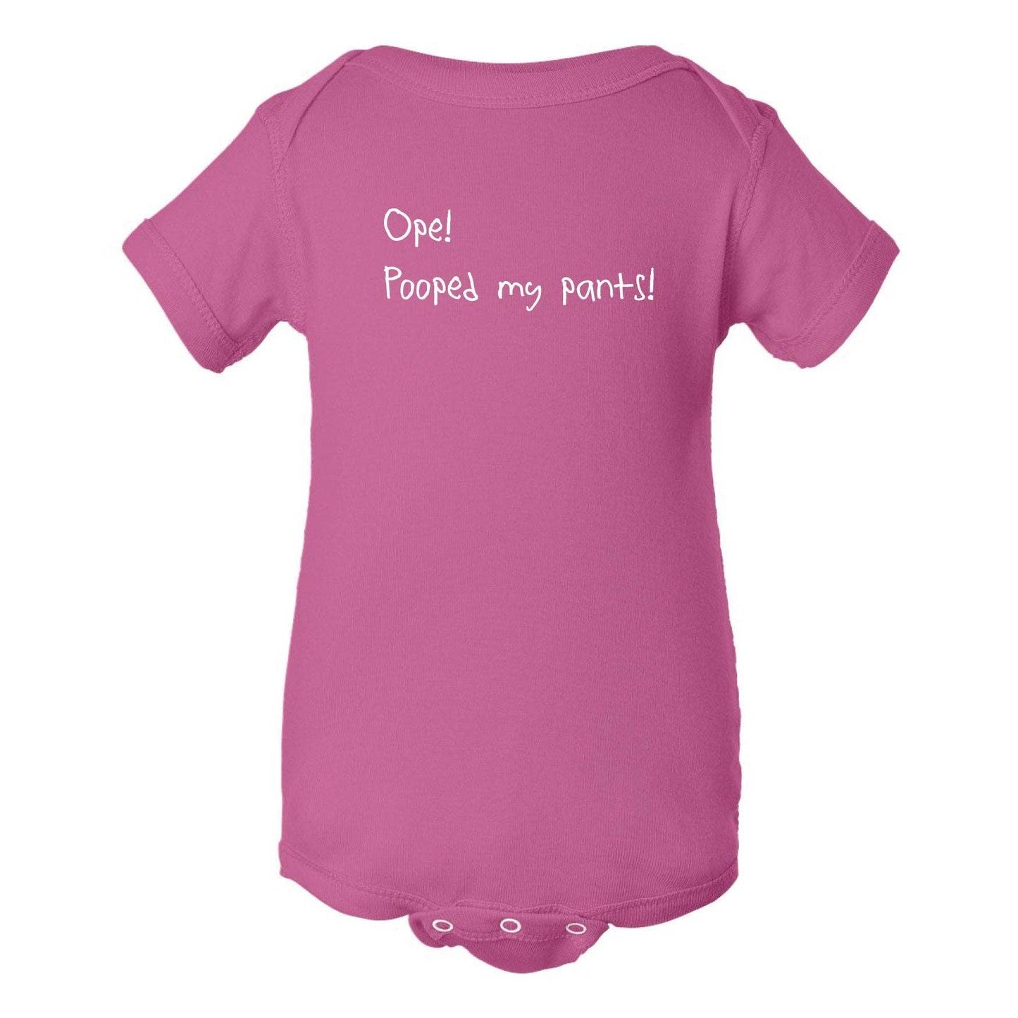 Ope! Pooped My Pants! Minnesota Infant Onesie