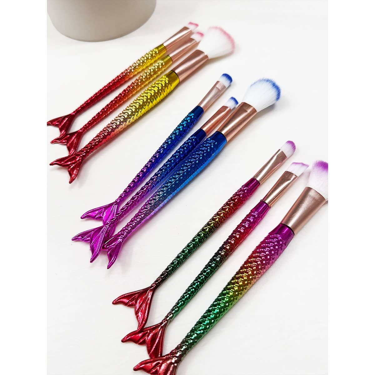 Mermaid Make Up Brush Set-DID NOT PUT ONLINE