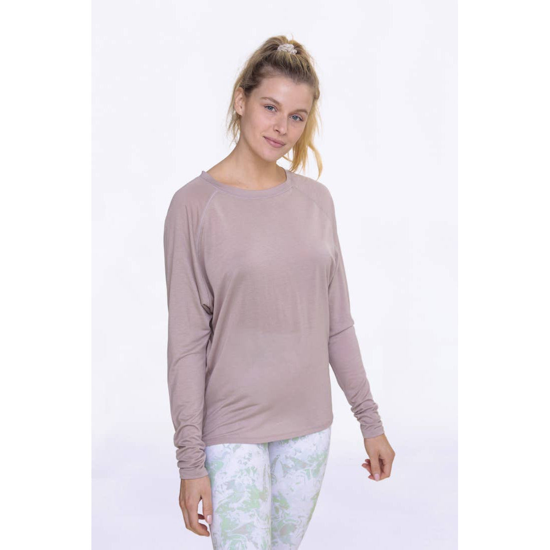 Tencel Semi Sheer Long Sleeve