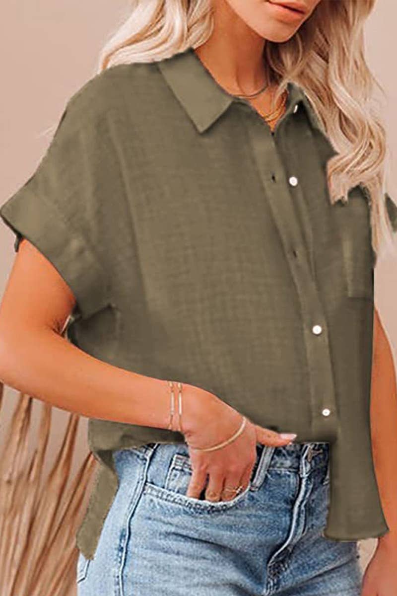 Button Down Short Sleeve