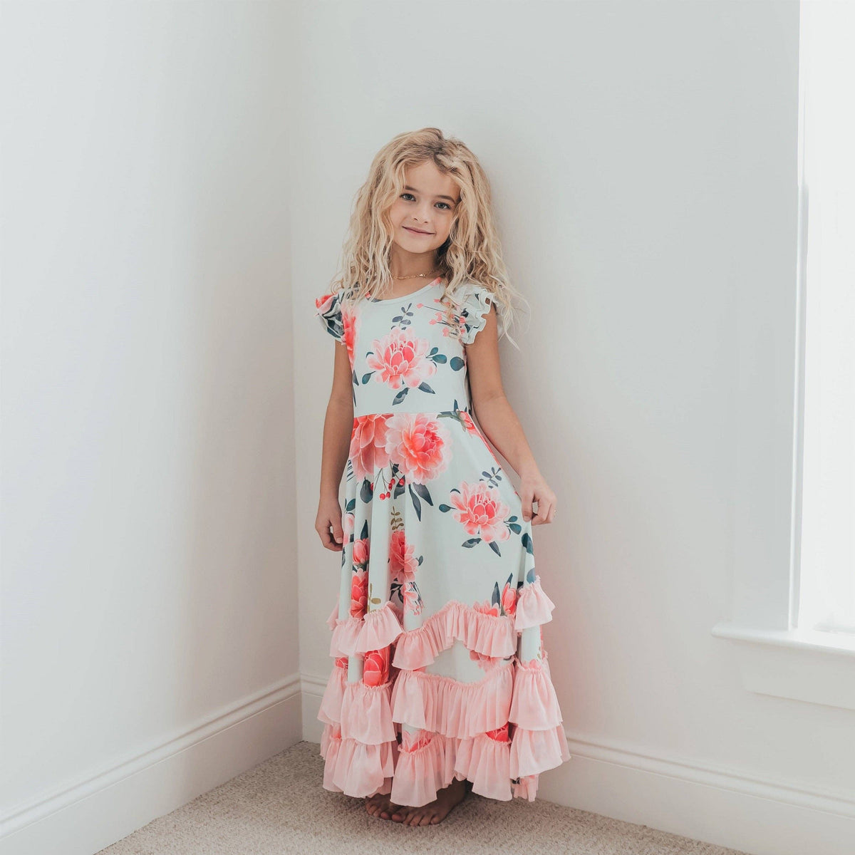 Floral Flutter Dress