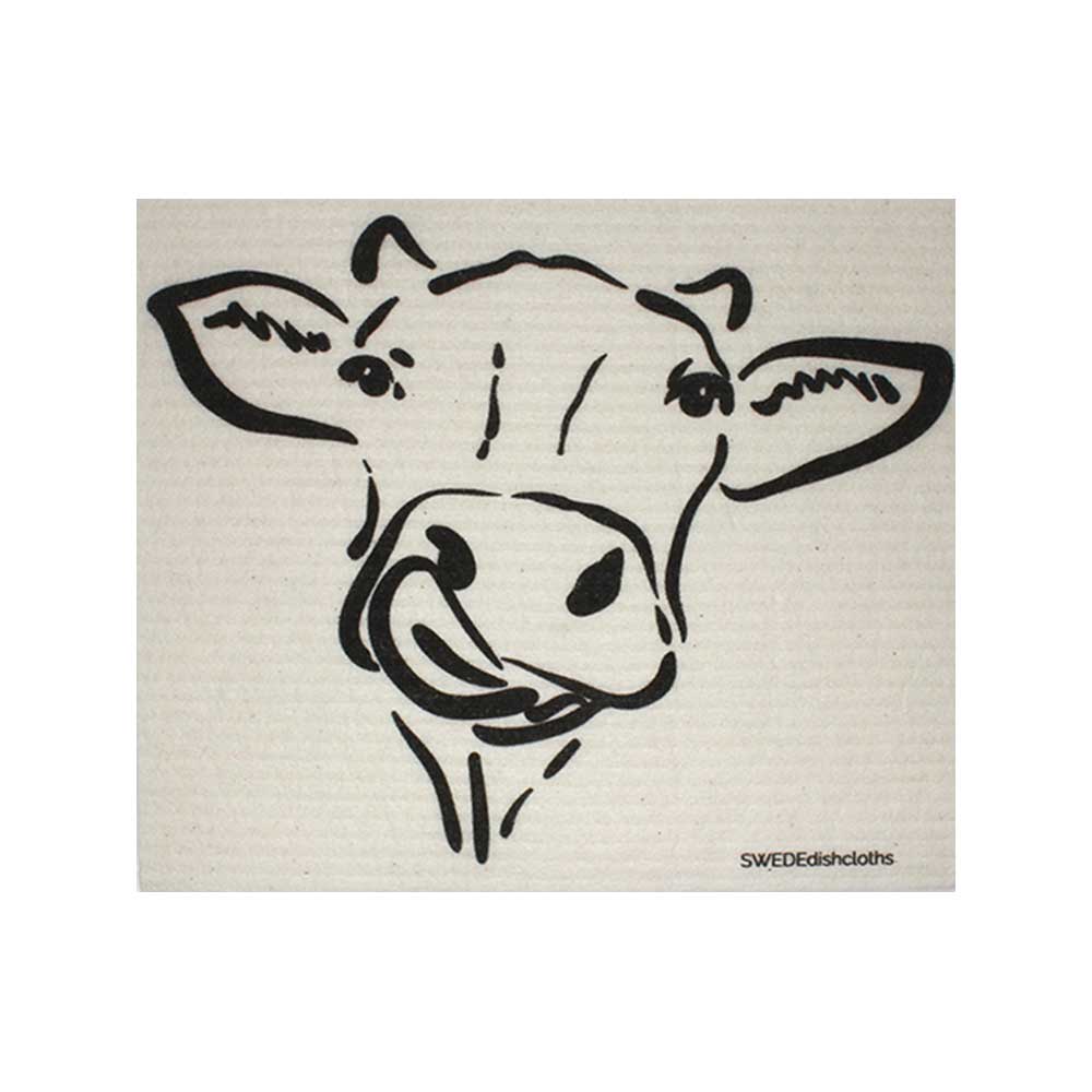 Swedish Dishcloth Cow Silhouette