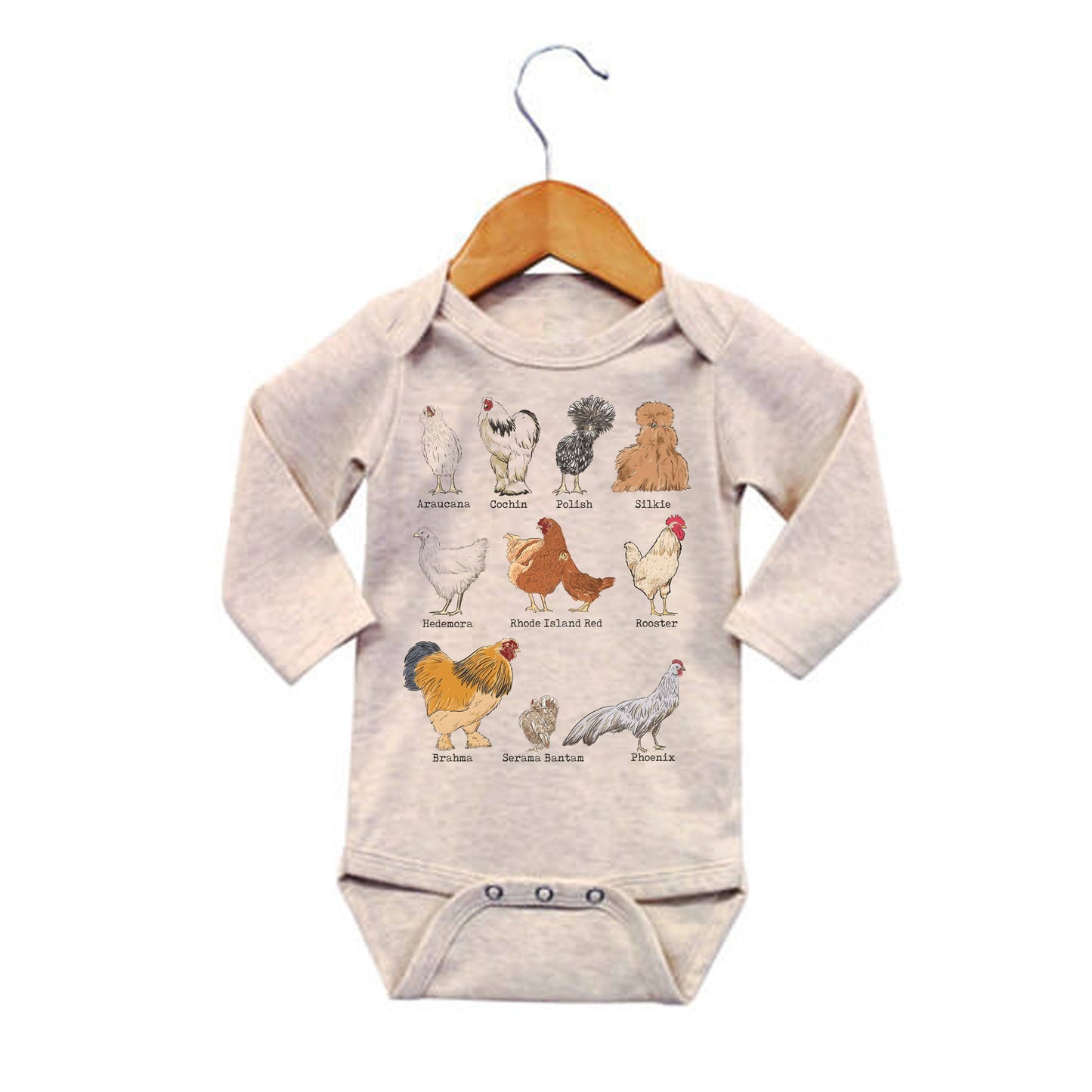 Chicken Breeds Onesie