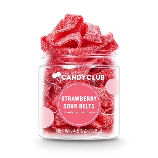 Strawberry Sour Belt Candies